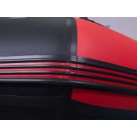 Лодка моторная килевая Kitt Boats 410 НДНД красно-черный